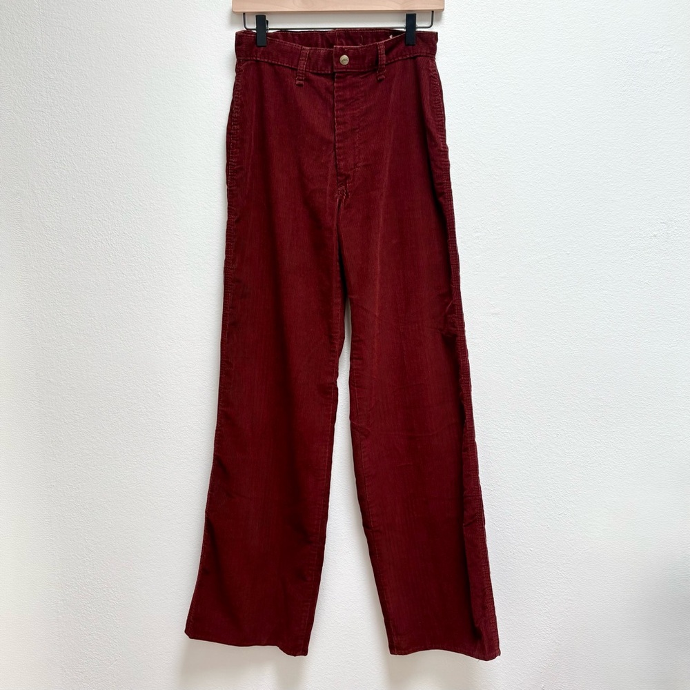 Vintage Burgundy Corduroy Pants